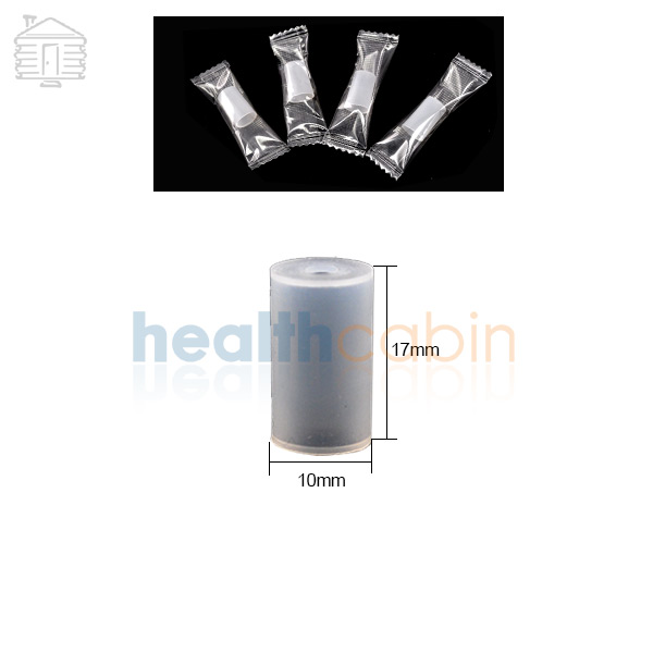 Clear Short CE4 & 510 Rubber Mouthpiece Cover (Individual Sealed Packing)
